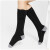 百舸 电热袜充电加热防寒暖脚神器上下加热电可行走冬季长筒袜 黑色