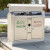 动真格（DONGZHENGE）定制户外垃圾桶不锈钢公园小区分类桶三分类四分类垃圾桶垃圾箱 黑色1 镀锌板三分类新款
