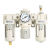 气动油水分离器三联件2000-02减压AC3000-03自动排水过滤AC4000-0 AC200002(压差排水)