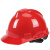 驭舵挡箭牌定制logo黑色安全帽工地国标ABS头盔碳纤维花纹帽领导监理 亮红色V型
