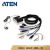 ATEN CS692 KVM切换器2口USB/HD支持2.1音视频切换器 2进1出HDMI多用户外接式切换按钮