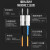 海奈 电信级光纤跳线OM1 FC-SC多模双芯3米 62.5m/125环保外被 收发器跳纤网线光纤线 HN-F/C-003-62.5T