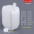 瀚海融科 加厚堆码桶塑料桶实验室废液桶化工方形包装桶10kg25升30L 20L半透明-A款加厚耐酸碱