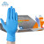 英科医疗 一次性手套 乳胶手套橡胶食品清洁卫生劳保手套 英科合成手套 蓝色100只 S码