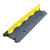 黄黑一二线槽橡胶线槽减速带防压线槽板室内电缆过路保护槽电线B 1000*300*50mm波点一槽