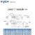 凯宇气动 KYCH CDJ2B小型迷你气缸10~16/5-50/55-100/105-150/155-200/205-300 CDJ2B 12*105*150