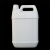 加厚5L塑料桶级扁方壶5升样品水桶10斤酒提油桶化工桶 5L加厚乳白色带液位线