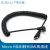 HDMI转标准HDMI弹簧伸缩高清数据线A7S2 A7M3 A7R3监视器单反相机 Micro HDMI接口左弯款 1米