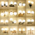 定制FSL佛山照明旗舰阳台照明壁灯墙壁现代简约客厅精品卧室 柠檬黄 BD06-3+暖光