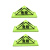 丰稚 标志灯 三角警示灯支架 三角吸顶灯荧光 B型标志灯(中号BⅡ）