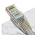 麦森特（MAXCENT）水晶头保护套五类六类网线水晶头护套RJ45工程网络护套50个装黄色MJH-C53