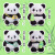 小熊猫毛绒玩具小公仔竹子熊猫毛绒公仔挂件钥匙扣均阳球球小熊猫 抱竹子熊猫37cm 现货