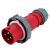 3芯4线5孔德标国曼电气MNIEKNES工业防水插头插座16/32A对接IP67 5芯16A插头(MN1502)