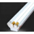 加达斯LEDT8双管日光灯全套带罩支架灯一体化超亮长条荧光灯超市教室灯 1.2米双管平盖【全套LED60W】