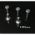 螺丝M3内牙磁柱led安装控制吸附卡固定吸顶灯改造定制式主板磁铁 1000套(1315装好磁铁+螺丝)