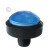 定制游戏机按钮 60mm凸面大圆带灯按键拍拍乐 游戏机配件大圆按钮 蓝色+支架