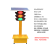 太阳能红绿灯交通信号灯 可升降移动信号灯 学校十字路口临时红绿 2001230型固定款