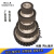 久聚和定制适用适用砂带机橡胶轮抛光机铝芯橡胶轮砂带轮包胶轮太阳轮主 规格(平面橡胶)：150*50*25mm
