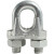 艾科堡 镀锌钢丝绳卡头M28（1个装）铁U型夹钢丝夹卡扣扎头锁扣 AKB-KT-11