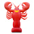 胖进（COZYGO）充气龙虾气模人偶迎宾小龙虾模型开业发光啤酒美食节拱门气球卡通 3.5米加厚龙虾不含风机