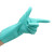 阿力牛 AST-031 丁腈橡胶手套耐磨防滑防化防护劳保经济型高性能长筒手套 绿色不加绒款 M 