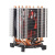 AVC6铜管热管cpu散热器1155 AMD2011针 X79台式机超静音风扇 1366 六热管 3针定速(3风扇 彩灯)
