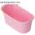 泡澡桶大人浴桶洗澡桶沐浴桶浴缸洗澡盆儿童塑料浴盆全身 [加厚加高]粉色1.4米 有盖
