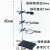 京仕蓝 标准铁架台 大号含配件全套加厚底座 实验室教学仪器方座 铝制十字夹