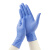 超护紫蓝色一次性无粉丁腈手套 橡胶手套 一次性胶皮多用途手套 袋装 紫蓝色 S 
