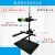 机器视觉微调实验支架 CCD工业相机支架+万向光源架 基础款高600mm大底板_RH-MVT1-6