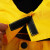 通达雨 一体式冲锋衣 秋冬外套 防水保暖工作服 TDY-610 黄色 3XL码