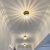 爱迪龙北欧美式简约现代乡村Loft 复古水晶玻璃阳台过道雨伞吸顶灯灯具 皇冠+9瓦三色光