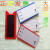 定制仓库货架标识牌强磁性标签牌物料卡片库位分类磁吸标示牌仓储 4*10全磁红色