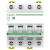 施耐德空气开关R9系列家用4P63a空开微型断路器总闸空开三相四线380V 4P 63A【独立包装】