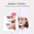 餐饮口罩塑料厨师口罩透明微笑食堂餐厅饭店口罩防雾防飞沫口水罩 5个【优惠装】