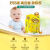 迪巧(D-cal)小黄条液体钙锌赖氨酸 婴儿童钙宝宝6个月-4岁 青少年补钙带防伪 便携装液体钙锌3盒18条
