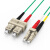 胜为FOCK-2050 电信级万兆铠装光纤跳线 LC-SC多模双芯5米 OM3室内抗拉尾纤缆