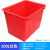 塑料方箱周转箱加厚大号胶箱水箱养殖箱养鱼养龟大箱车间专用箱筐 200L水箱（红色）无盖