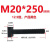 ZH 12.9级T型螺丝方头螺丝冲床铣床模具压板T形螺栓螺杆热处理高强度 12.9级T型 M20*250