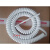 螺旋线3x2芯伸缩电线1平方4 5 6 7 8弹簧电缆2.5白色卖场商用 白3x1.0平2.5米