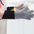 加长硅胶手套耐高温硅胶隔热内里棉布微波炉烤箱防烫防水防滑手套 灰色1双（买2立减8元） 均码
