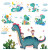 幼儿园墙面装饰环创恐龙画房墙上自粘墙纸3d立体 飞屋+彩色热 特 梦想侏罗纪+可爱动物气球