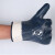 丁腈橡胶手套大口浸胶防油防水耐磨加厚工业柴油电焊工作保护手套 橘色止滑手套(加绒款):3双 XL
