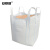 安赛瑞 吨袋集装袋 90×90×120cm 太空袋太空包污泥预压袋 方形吨袋编制袋  白色4吊不托底敞口 DZ25053