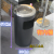定制圆形果皮箱不锈钢垃圾桶酒店户外大堂立式方形带内桶卫生桶烟 厚度1mm黑色(3061) 带内桶