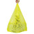垃圾袋 医废塑料袋加厚加大诊所实验室黄色平口式收纳袋3丝厚100 40L脚踏桶适用（5丝厚手提式）