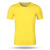 COFLYEE 工厂工作服定制logo短袖工作服企业活动文化衫印字定制 速干黄色 S