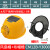 太阳能带风扇领导头盔可双充电冷蓝牙带灯遮阳帽 CM12B-Y3000标准版(黄色)