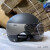 摩托车头盔碳纤维3认证电动车半盔男女通用防嗮四季透气卡其色 卡其色3C款 透明镜片