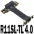 勋狸粑PCIE 4.0 x1延长线 避免显卡干涉网卡声卡USB ADT工厂直销 双直角 R11SL -TL 4.0 双直角 20cm